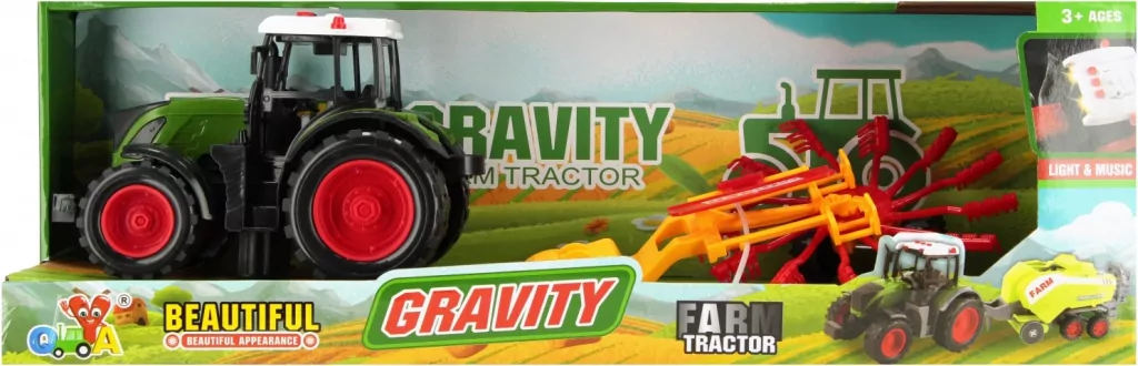 Traktor na baterie światło dźwięk+ akcesoria Mega Creative 55x18x15cm - tantis.pl