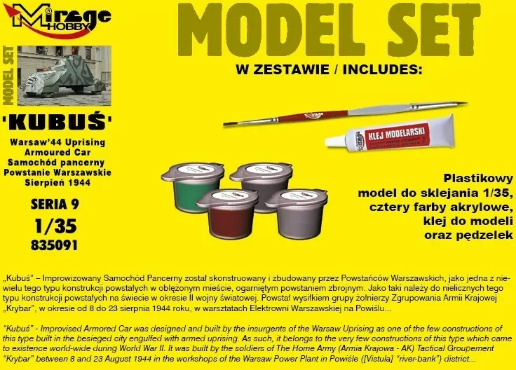 Mirage. Samochód Pancerny "KUBUŚ" - tantis.pl