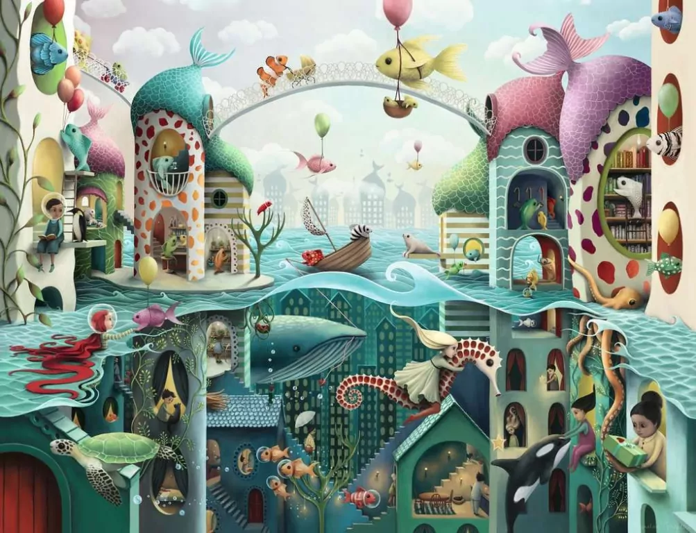 Puzzle 2000. Gdyby ryby umiały mówić - tantis.pl