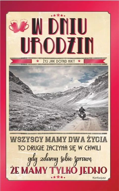 Kartka okolicznościowa Urodziny U49 - tantis.pl