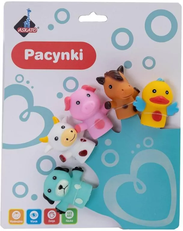 Pacynki na palce. Zwierzątka farma - tantis.pl