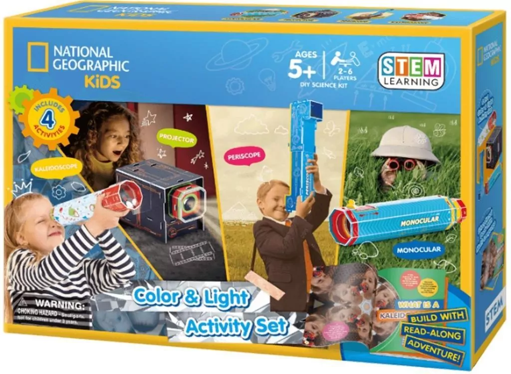 National Geographic Aktywności z kolorem, światłem - tantis.pl