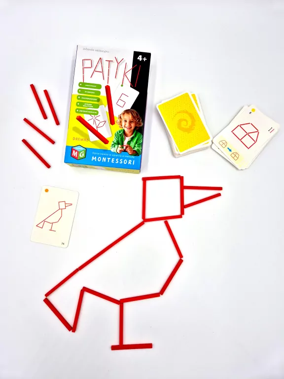 Patyki. Zabawka edukacyjna Montesori - tantis.pl