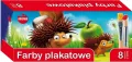 Farby plakatowe 8 kolorów 20ml MONA - tantis.pl