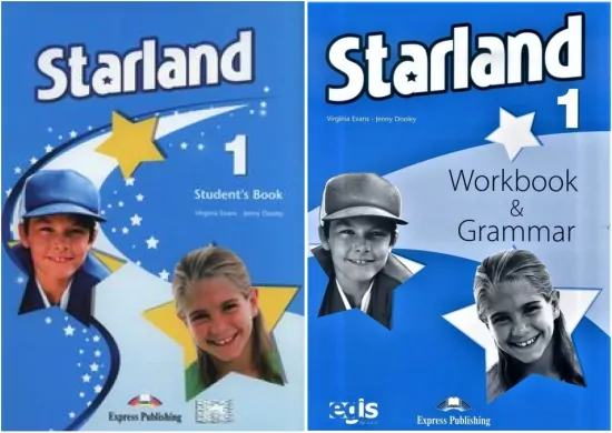 Starland 1. Student's Book (Podręcznik) / Workbook & Grammar ( Zeszyt ćwiczeń i gramatyka). Język angielski + ieBook