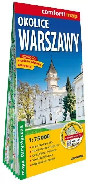 Comfort! okolice Warszawy 1:75 000 - tantis.pl