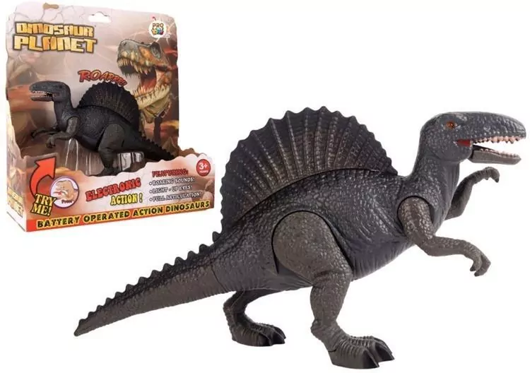 Dinozaur figurka grzebieniasty światło i ryk - tantis.pl