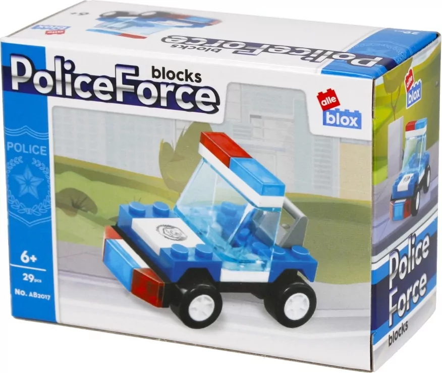 Klocki konstrukcyjne. Policja, 29 elementów - tantis.pl