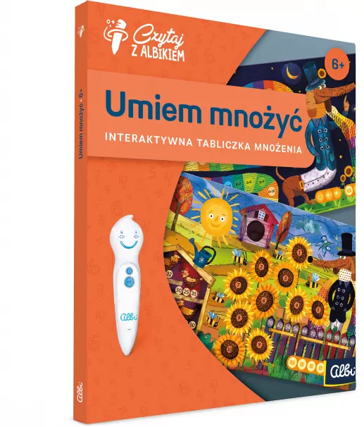 Czytaj z Albikiem. Umiem mnożyć. Interaktywna tabliczka mnożenia - tantis.pl