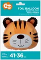 Balon foliowy. Tygrys 41x36cm - tantis.pl