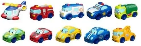 Flota miejska Tiny. Pojazd mini. Mix