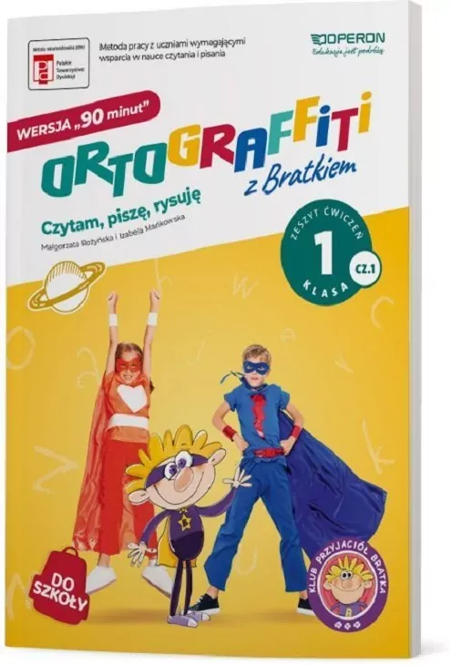 Ortograffiti z Bratkiem 1. Wersja 90 minut ćwiczenia, część 1 - tantis.pl