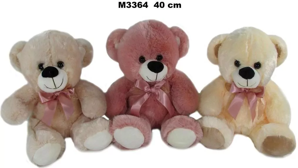 Miś z kokardą 40cm - tantis.pl