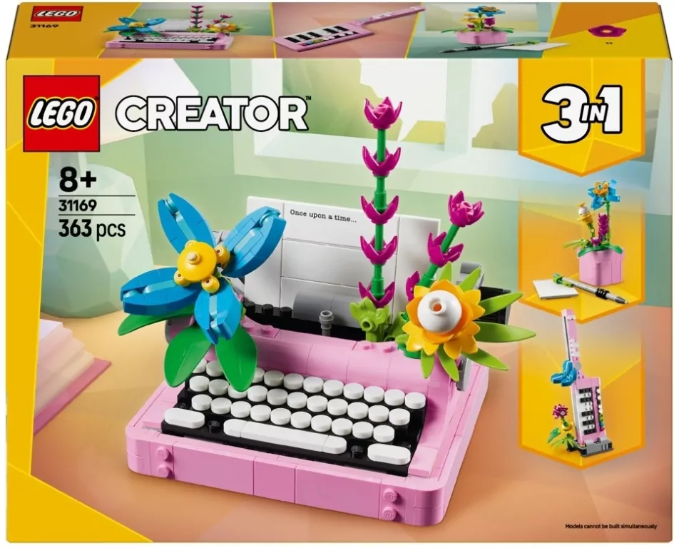 LEGO® Maszyna do pisania z kwiatami 31169 - tantis.pl