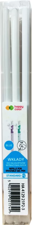 Wkład wymazywalny 3szt niebieskie HAPPY COLOR - tantis.pl