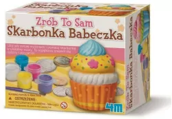 Mini skarbonka babeczka. Zrób to sam
