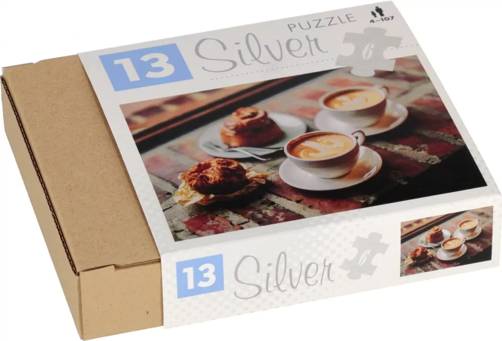 Puzzle 6 Kawa i ciastko Silver ALEX - tantis.pl