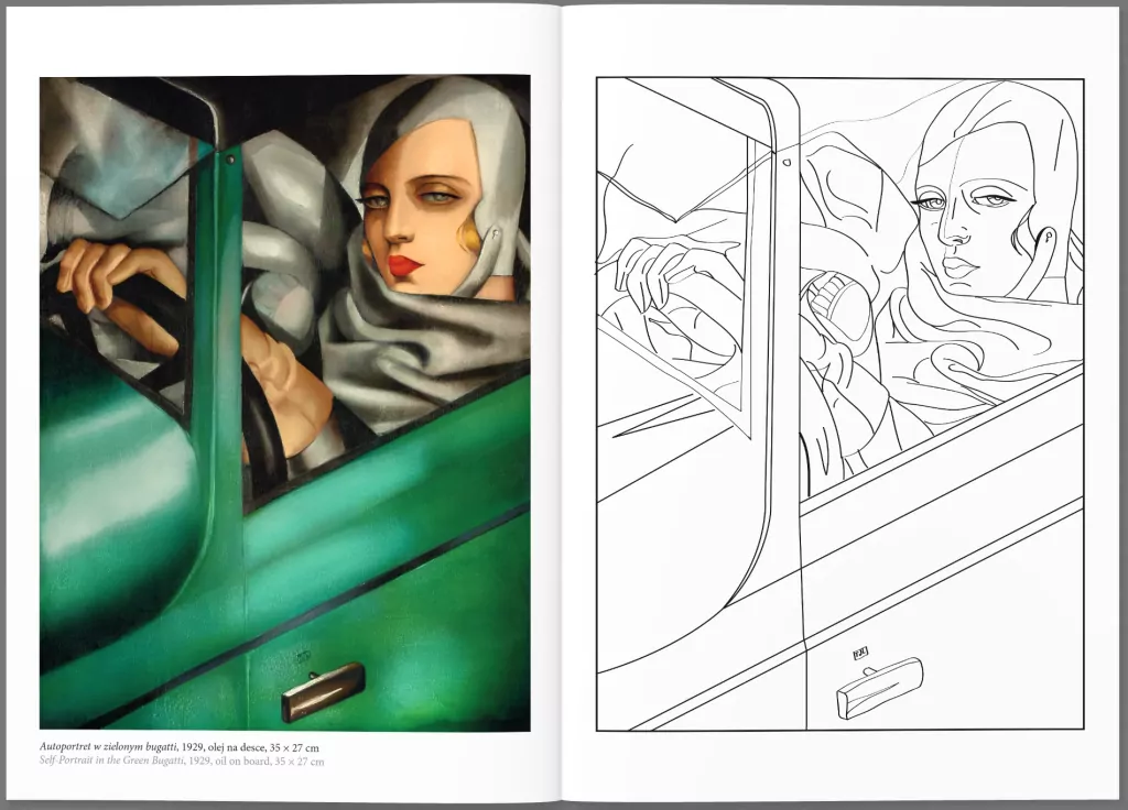 Tamara Łempicka. Zeszyt do kolorowania - tantis.pl