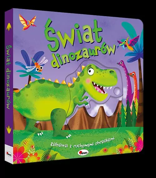 Świat dinozaurów. Zabawa z ruchomymi obrazkami - tantis.pl