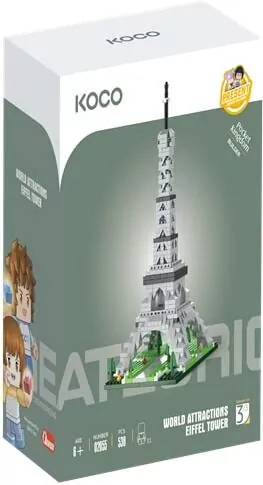 Klocki Wieża Eiffla 538el - tantis.pl