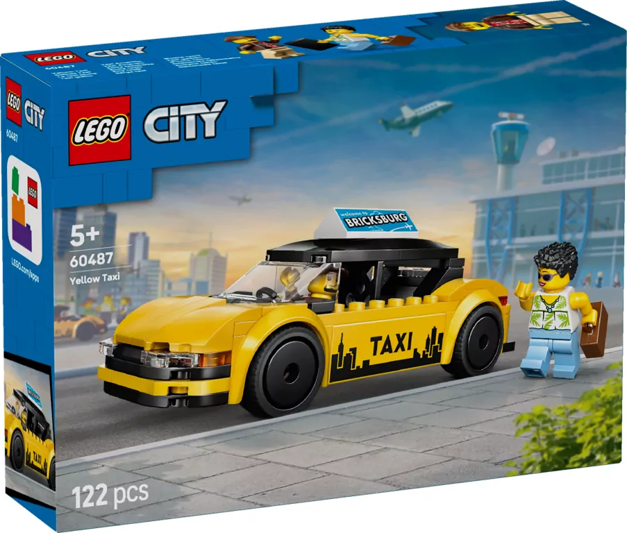 LEGO® City. Żółta taksówka 60487 - tantis.pl