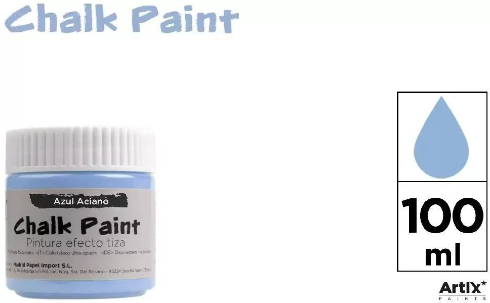 Farba kredowa 100ml przybrudzony morski (6szt) - tantis.pl