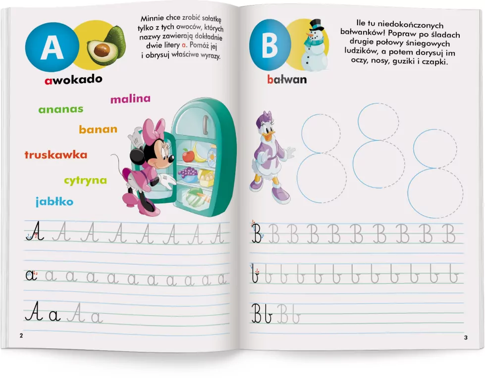 Litery. Disney Uczy. Minnie - tantis.pl