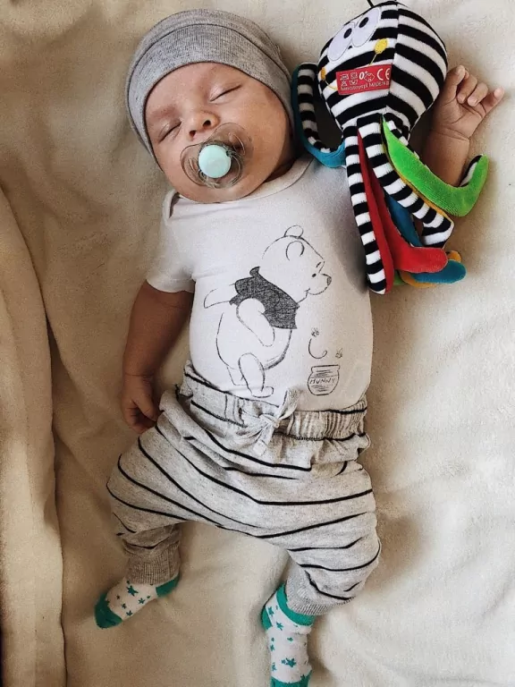 Mini Ośmiornica biało-czarna. Zabawka sensoryczna - tantis.pl