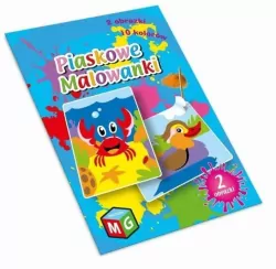 Piaskowe malowanki Krab i kaczka