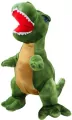 Tyranozaur pluszowy zielony z teksturą skróry 45cm - tantis.pl