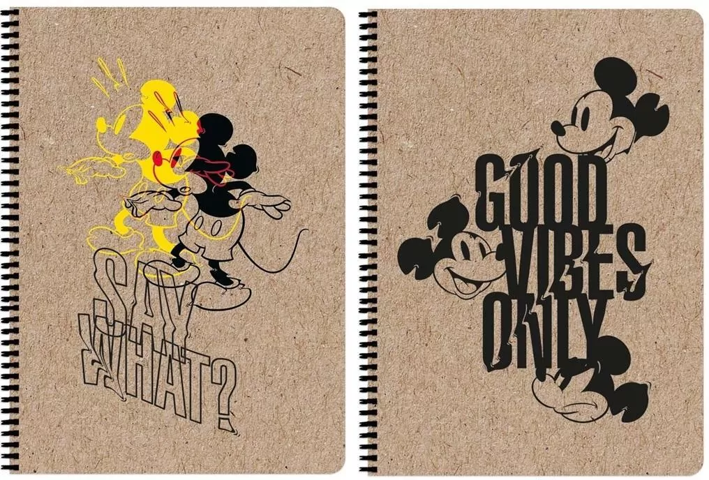 Kołozeszyt A4/80K kratka. Mickey Mouse Kraft - tantis.pl