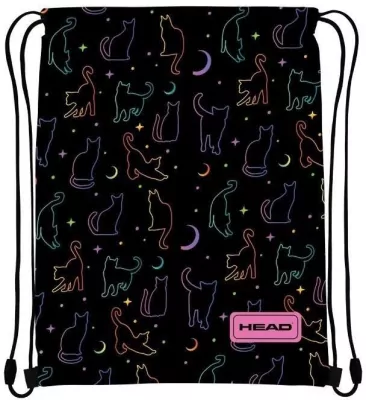 Astra. Worek na obuwie Head Midnight Cats AD1