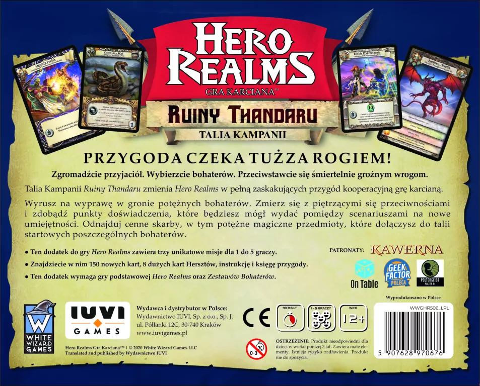 Hero Realms. Ruiny Thandaru. Dodatek do gry - tantis.pl