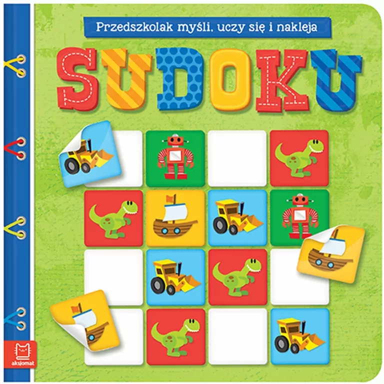 Sudoku. Przedszkolak myśli, uczy się i nakleja - tantis.pl