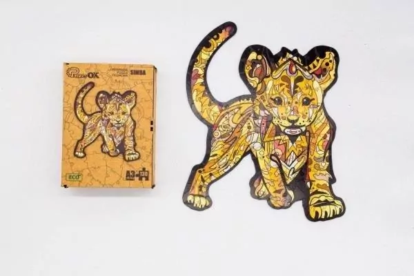 Puzzle drewniane 130. Simba - tantis.pl