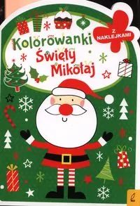 Święty Mikołaj. Kolorowanka z wykrojnikiem - tantis.pl