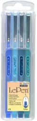 Cienkopisy Le Pen Blue 4 kolory