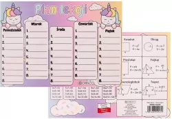 Plan lekcji A5 Jednorożec