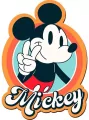 Puzzle drewniane 160. Retro Myszka Mickey - tantis.pl
