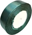 Wstążka satynowa 74 zieleń butelkowa 25mm/32m - tantis.pl