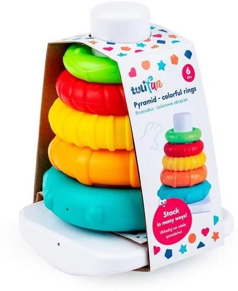 Piramidka kolorowe Obręcze - tantis.pl