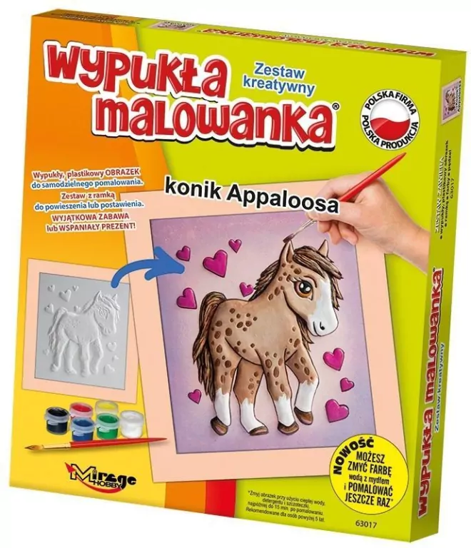 Konik Appaloosa. Wypukła malowanka - tantis.pl
