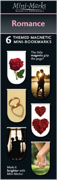 Zakładki magnetyczne. Romance. 6 sztuk. - tantis.pl