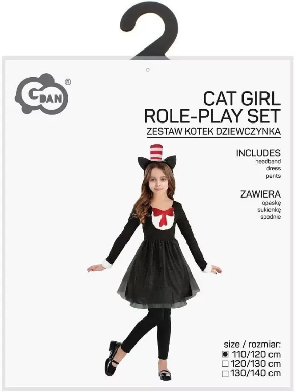 Strój dla dzieci Kotek dziewczynka 110/120cm - tantis.pl