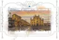 Karnet 12x18cm + koperta Plac Duomo Mediolan - tantis.pl