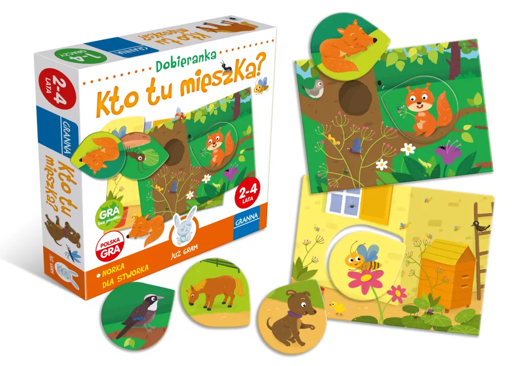 Kto tu mieszka? Dobieranka - tantis.pl