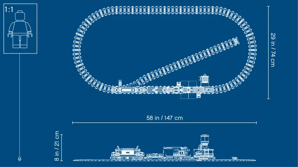 LEGO® City. Pociąg towarowy. 60198 - tantis.pl