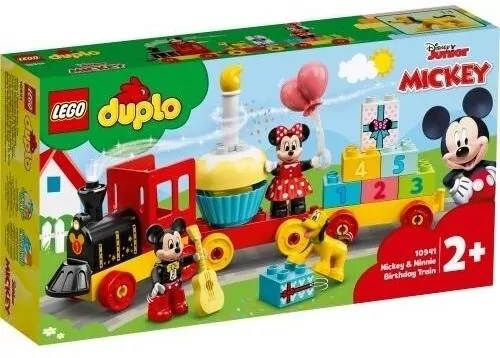 LEGO® DUPLO® l Disney. 10941 Urodzinowy pociąg myszek Miki i Minnie 10941 - tantis.pl