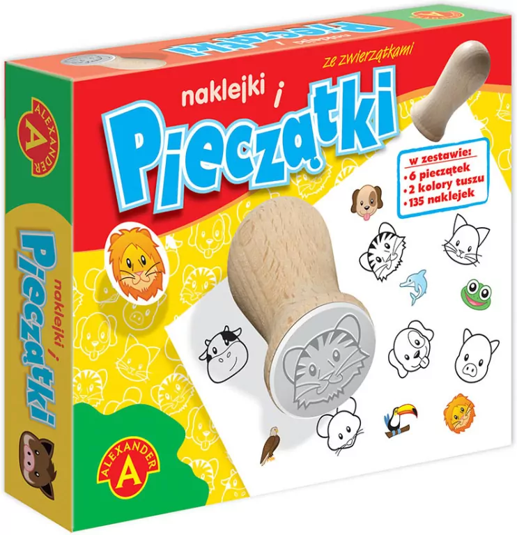 Naklejki i pieczątki ze zwierzątkami - tantis.pl