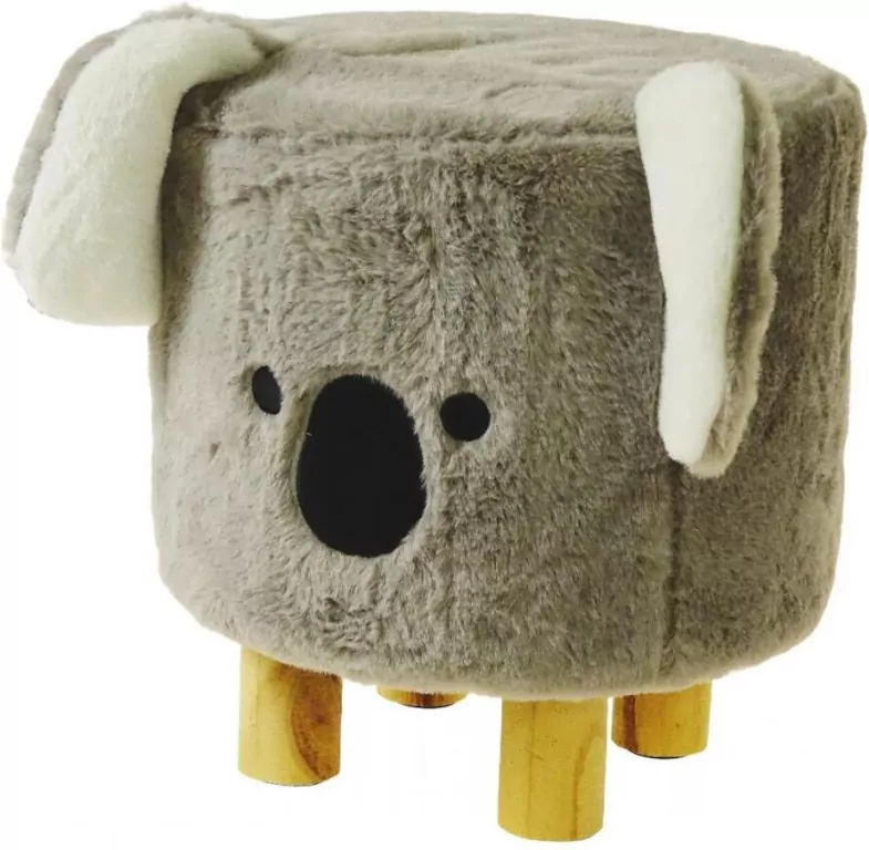 Pufa koala drewniane nogi - tantis.pl